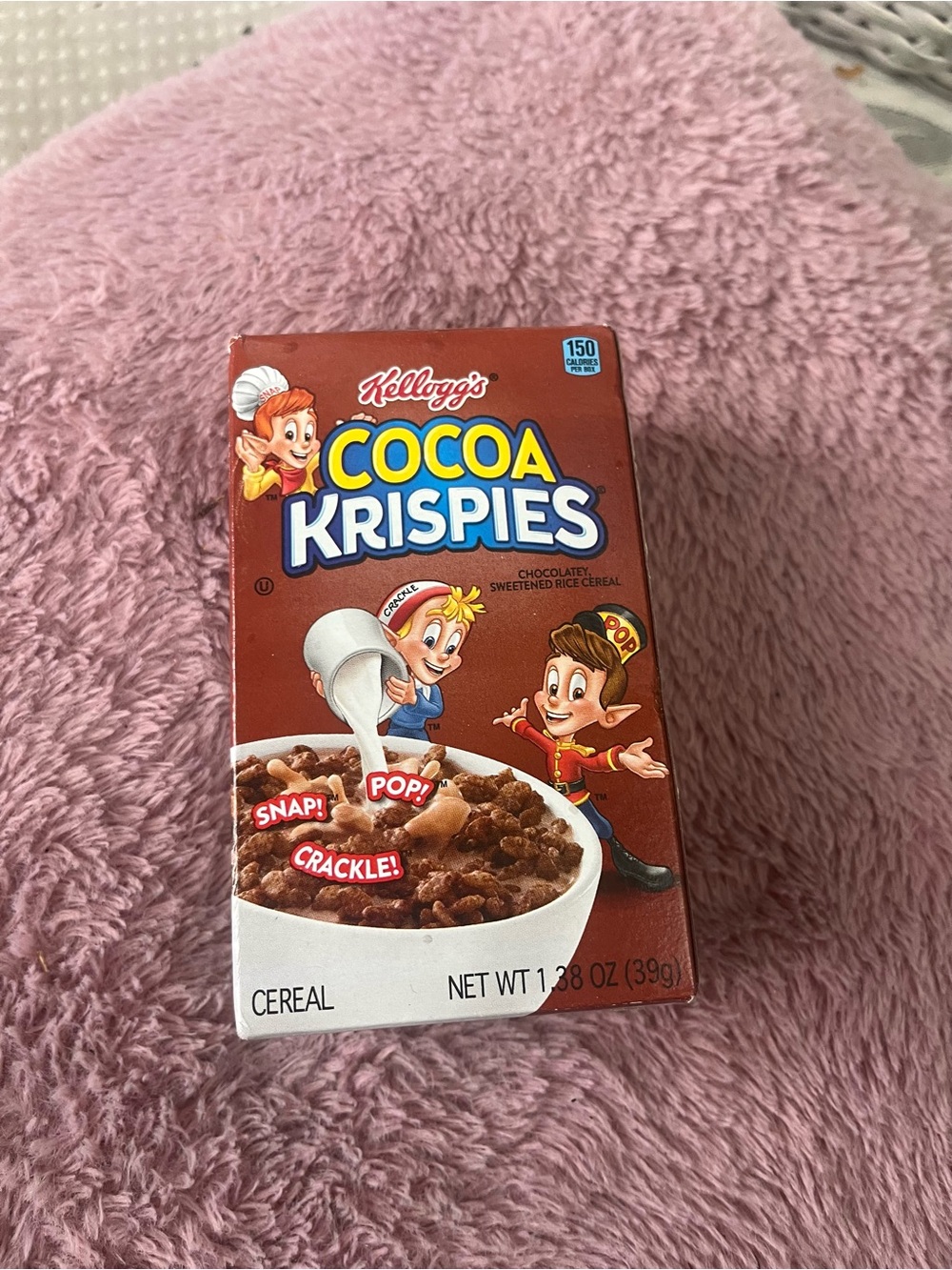 Kellogg's Cocoa Krispies Mini Cereal Box - Brown